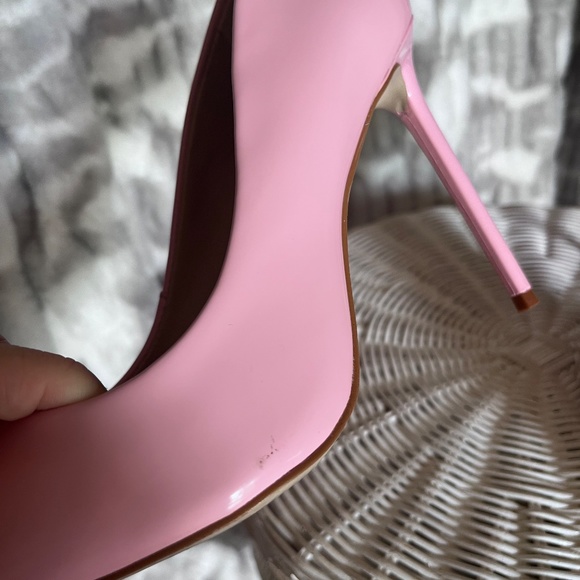 Steve Madden Size 8.5 US Vala Pump in Pink Faux Patent - Picture 5 of 7